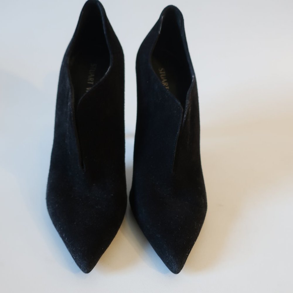 Stuart Weitzman Black Ankle Boots